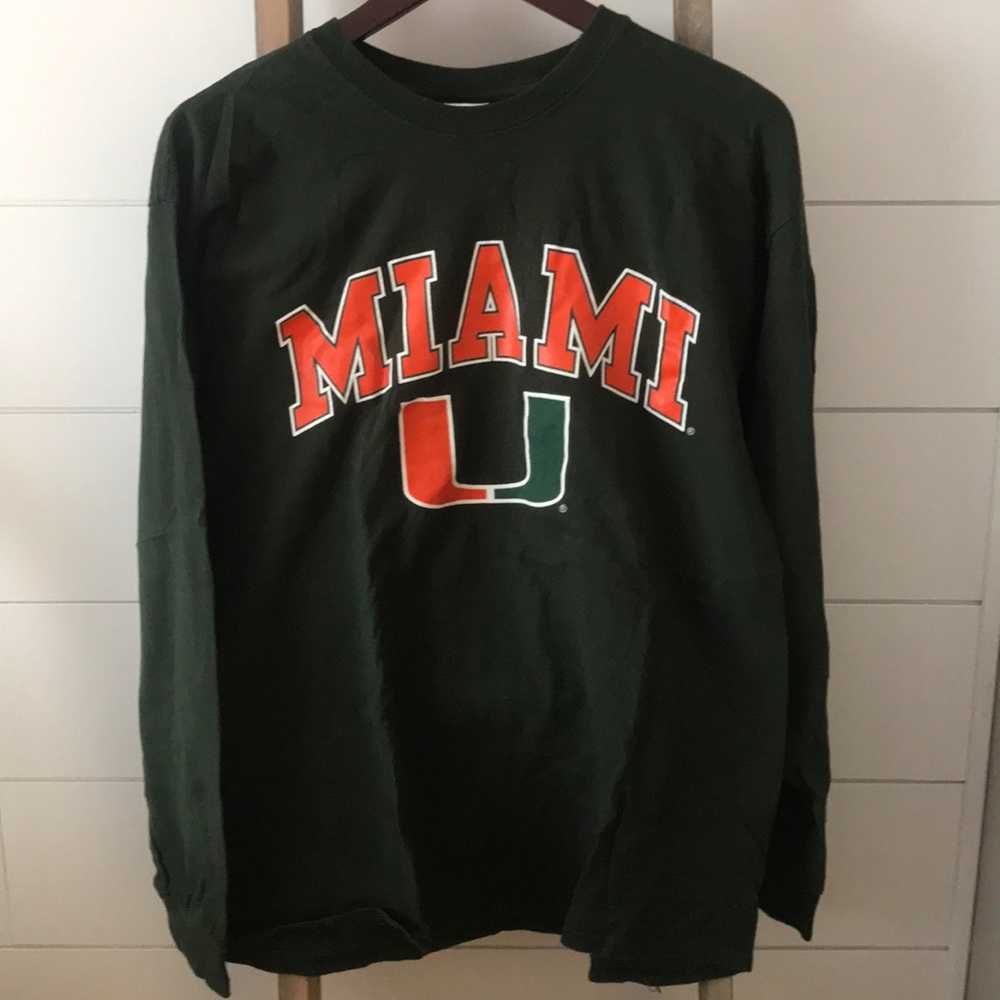 University of Miami long sleeve shirt